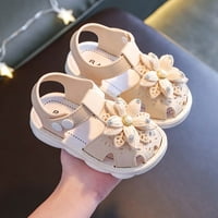 Penkiiy Toddler Djevojke Bow Otvoreno nožni sandale Mekane jedine princeze cipele Sandale sandale za