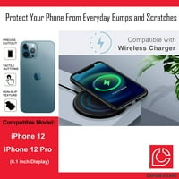 Capsule Case kompatibilan s iPhone Pro [Zaštita od vojne ocjene udarca otporna na udarcu Chickstand