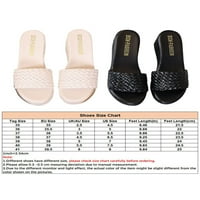 Daeful Womens Wedge Sandale Platch Slides Platforma Sandal unutarnji vanjski modni bez leđih klizanja na papuče Bež 8