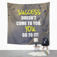 Uspjeh inspiracijske motivacije dođe do vas idite na to, viseći zidnu umjetnost Viseća tapiserija Kućni