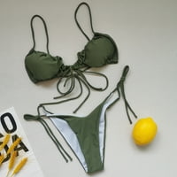 GDFUN ženske kupaće kostime patchwork sexy bikini zavoj split kupalište za kupaće odjeće