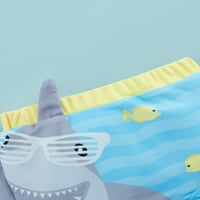Baby Boys Swim Shorts Shark Print Stretch Brze suho kupaći kostimi Toddler Swim trunks Dječja odijela