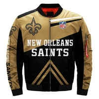 Fudbalska jakna Super Bowl Champions Muške na otvorenom Sportske lagane jakne COAT S-5XL - New Orleans