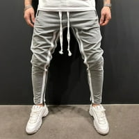 Muški casual joggers srednje strukske hlače duge hlače sportske pantalone za sport