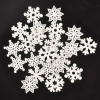 Drvene snježne pahuljice, zimska DIY Božić viseće snježne pahuljice za božićno vjenčanje Domaća dekoracija