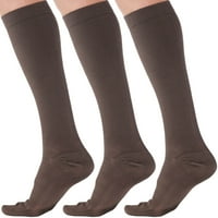 Napravljeno u SAD - Unizno kompresijski čarape HG - Brown, Medium