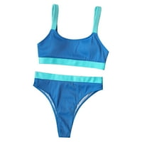 Feternal ženski seksi patchwork bikini set push-up kupaći kostimi kupaći kostim