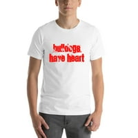 Buldogs imaju majicu kratkih rukava s kratkim rukavima u obliku srca od strane nedefiniranih poklona