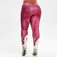 Tajice za žene tiskane joge fitness gamaše koje rade teretane STRETTERS sportske hlače pantalone