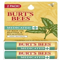Burt's Bees Medicinski balzam sa mentolom i eukaliptusom, blister kutijom, 0. unca, brojanje