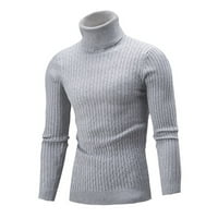Wendunide muške košulje Muška jesen zima casual dugih rukava pulover pulover pulover vrhove vino xxl