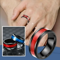 Mortilo prstenovi ljuljani titanijumske prstene Popularni izvrsni prsten jednostavan nakit Popularni