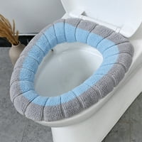--Samirani toaletni okvir WC pokrivač plišani zimski topli univerzalni univerzalni jastuk za toalet