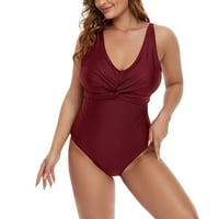 Srungten ženska seksi plus veličina bikini masna sa kosilicama bez čelika kupaći kostim kupaćim kostimima