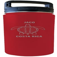 Jaco Costa Rica Suvenir Oz ugravirani crveni izolirani dvostruki zidni čelični čelik