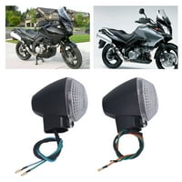 Indikatorska lampica motocikla, jednostavna za instaliranje otpornosti na ogrebotine prednjeg signala signala izdržljiva za motocikl žuta, bijela, crna