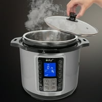 Deco Chef QT 10-pod pritiskom štednjak - Instant riža, saute, spor kuhar, jogurt, meso, pustinje, supe,