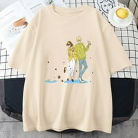 Jhpkjskip i Loafer T-majice pamučne košulje Lijepo tiskane grafičke odjeće unisni estetski par