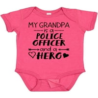 Inktastic Moj djed je policajac i heroj poklon dječaka za bebe ili dječja djevojaka