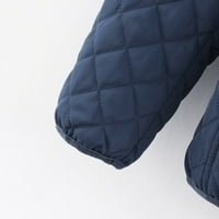 Miayilima ženska jakna kaputa kaputi za žene casual vrhovi zimski pad dugih rukava za vrat plavi l