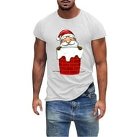Muška modna slobodno vrijeme Sport Božićni pamučni kratki rukav majica Unise majica Men T MUN THIrts Modni dizajner Slim Fit