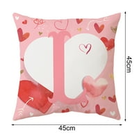 Hesoicy jastuk pokrivač uzorka srca kvadratni oblik prašine-otporan na prašinu Dan zaljubljenih kauč