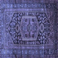 Ahgly Company u zatvoreni pravokutnik perzijski plavi tradicionalni prostirci područja, 5 '8'
