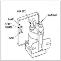 Sigurna snaga 1314- Separator baterije 12V W AU start 200amp