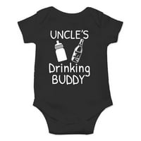 CBTWEARS ujaka za piće - Smiješno je uskoro ujak - slatka novorođenčad jednodijelna dječja bodica