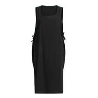 Haljine za prodaju za žene kratki rukav Čvrsta boja čipkaste haljine Okrugli izrez Maxi Backless Loot