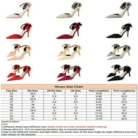 Prednjeg swalk-a sandale za pete za gležnjeve visoke potpetice Stiletto haljina sandale lagane cipele