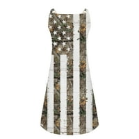 Sling haljina Žene Ljeto Flowy tiskani namotani mini haljina Ležerne pruge Odštampane kratke haljine
