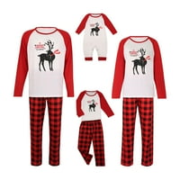 Podudarni obiteljski božićni pidžami setovi iz PAID PJS Xmas Jammies Sleepwear Red