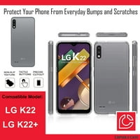 Capsule Case Kompatibilan sa LG K K22 + [Slim Hybrid Fit Heavy Duty Muškarci Žene Girly Cute Dizajn