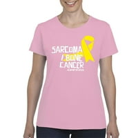 - Ženska majica kratki rukav, do žena Veličina 3xl - Sarcoma koštana rasvjest o svijesti o raku