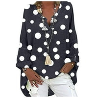 Bluze s dugim rukavima za žene Dressy Casual, ženska dukserica s dugim rukavima Leopard patchwork baršunaste