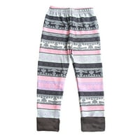 Esaierr Dečiji mališani Girls Fleece gamaše Istepene hlače, 3-10y debele pantalone za bebe Debele pantalone