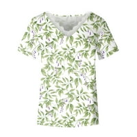 Vrhovi za ženske ležerne proljeće ljetne košulje za ženske vrhove majice na majicama casual bageraste