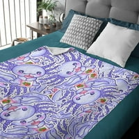 Jednostavno poput Ramena i Axolotls meka pokrivačica Sherpa pokrivač toplo flaffne deke za spavaću sobu