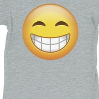 Emoji-nasmijani ženski sivi snažni zabavni ohrabrujući poklon odlične majice