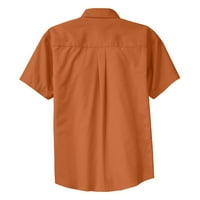 Muški kratki rukav lagana pamučna poliesterska majica Texas narančasta lagan kamen medij