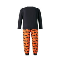 Porodica podudaranje Halloween Pajamas Set bundeve za spavanje budnika PJS set za djecu za bebe odrasli