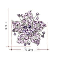 Naierhg znački pin elegantan Creative Cvjetni nakit u obliku cvijeća za poklon