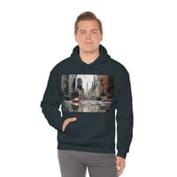 Žuti taksi New York Urban Wanderlust Unise Adventure Hoodie