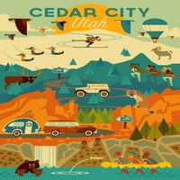 Cedar City, Utah, Mountain, Geometric