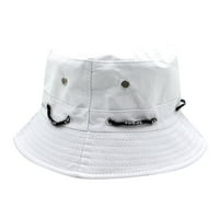 HUNPTA MENS i Ženska ljetna modna ležerna zaštitna sjenka za zaštitu od sunca izađite da biste svirali šešir za ribar
