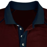 Tdoqot muška košulja dugih rukava - ležerna obloga za ukrašavanje stilski labavi gumb dolje padajući