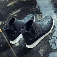Žikotine za kišu za žene za žene Crne vodootporne udobne vrtne cipele visoke gornje modne radne vodene