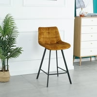 Moderan dizajn Udobne nordijske metalne stolice modernog gvožđa visoka brojača za slobodno vrijeme stolica