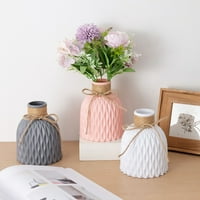 FormRanp plastična fau keramika vaza, nordijski stil cvjetni aranžman vode kap za vodu kućni dekor
